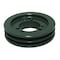 B&B Manufacturing Bushing 2 Groove V-Belt Pulley 19 inch OD 23V1900SK - alternate 2